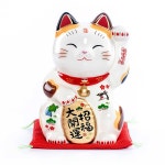 야쿠 마 아야에 마네키 대복 오른손 고양이 5호 소) 복고양이피규어9cm 풍수상 자오푸따 윈(3호)높이 8 5cm : 레보나 스토어