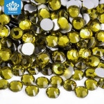 이는 SS3-SS34 올리브 유리 비 핫픽스  석 반짝이 녹색 Strass 네일 아트 Rhienstone 3D 손톱 아트 장식 H0003 : 이룸마켓255