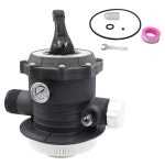 11496 6방향 밸브 교체 Intex 14인치 및 16인치 모래 필터 펌프 26647EG 26651EG 11378 Valve : NO블코드