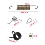 카트클랜 브레이크 페달 리턴 스프링 키트, 야마하 드라이브 2012-업 골프 카트 OEM# JW8-F7316-00-00-00 JW8-F7426-00-00 JW8-F815H-00... 