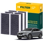 2+1 하이필터 르노 XM3 활성탄 에어컨필터, 3개 , HI-S019 : 하이필터샵