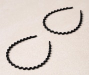 세안머리띠 세수헤어밴드 물결머리띠 헤어밴드 원단꼬임 : 안경사랑안경원