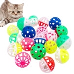 PET SHOW 1.57인치 1.4인치 플라스틱 고양이 추격 , 실내 훈련용 징글벨 볼 20Pcs 1 1.77 Cat Sparkle Ball : 루이즈샵