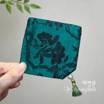 [다도 다기받침] 예향원 고급 핸드메이드 패브릭 찻잔 받침 E-10531 : 예향원