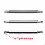 호환 직경 2.0mm 2.5mm 헤비 스프링 바 스트랩 바 16mm 18mm 20mm 22mm 24mm 26mm 밴드 SKX007 SKX009 시계 케이스 팔찌 : 리치101