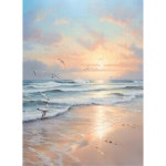 어른들을 위한 재미있는 직소 퍼즐 1000 조각 아름다운 바다 풍경 갈매기 해변 퍼즐 선물 가족 장식 29.5 x 20인치 : 옐로우골드샵