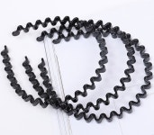 세안머리띠 세수헤어밴드 물결머리띠 헤어밴드 원단꼬임 : 안경사랑안경원