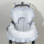 해리스펫 강아지유모차 방석 쿠션 라이너+컴포터+볼스터 3종세트 - 크루즈 마린 블루 개모차 가드 턱보호 쿠션 범퍼 보호대 : 해리스펫