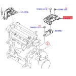 자동 변속기 마운트 070 브래킷 2004 BP4N 0L MAZDA 3L 39 2009 Bla Silver : 젠틀존