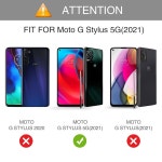 벤토벤 모토 G 스타일러스 5G 케이스 - 슬림 핏, 글로우 인 더 다크, 하이브리드 PC 및 TPU 범퍼, 보호 커버, 6.8인치 - 보라색 성운 : 옐로우골드샵