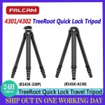 FALCAM 4301 R141K-320PT00A4302 TreeRoot Quickloc 삼각대 탄소 섬유 휴대용 전문 사진 카메라 : 유스통상