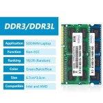 DDR3 4GB 노트북 메모리 Ram PC3 1.5V 1066 1333 1600Mhz 8500 204Pin SOM : 유스통상