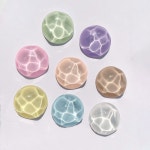 오일레스베어링 액세서리 백 장식 공예 카보숑 플랫 물결 스크랩북 DIY 10 팩 달콤한 DS-7E 여름 모양 원형 : 참외스토어