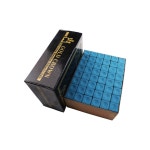 골드 당구 초크 당구장 당구초크 블루 드라이 그린 선수 쵸크 최고의 1 크라운 라지 박스[블루] : 루미네스00