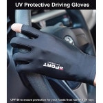 수자유 자외선 차단 장갑 남녀용 기능이 있는 드라이빙 세일링 카약 패들링 Medium Bla : 세렌디픽