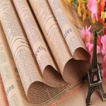 포레스트문가네 신문 포장지 햄버거종이포장지 : 포레스트문가네