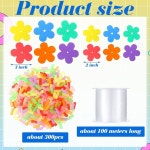 웨트탄 하와이안 레이 만들기 공예 키트, 24개의 폼 플라워 목걸이 VBS 방학 학교 : 은이네뭐든상회