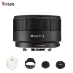 7artisans AF 35mm F1.4 APS-C 자동 초점 대구경 카메라 렌즈 후지필름 X-M50 X100VI 인물 사진 촬영용 : 유스물류