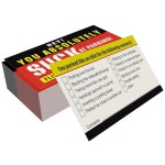 AURIARIY 나쁜 주차 카드 - 운전자를 위한 재미있는 위반 티켓 3.5 x2 100개 딱지 방법 배우기 : 레나제이몰2