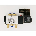 에어택 공압 솔레노이드 밸브 4V210 08 4V310 10 4V110 06 4V410 4V210 08 12v : 36키쟁이