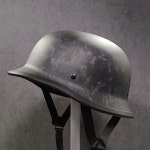 단조 탄소 섬유 독일 헬멧 빈티지 크루즈 하프 헬멧 오토바이 오토바이 남자 바이커 페달 : 리치104