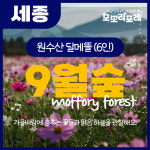 [세종- 6인] 9월 어린이 세종 숲체험 교실_원수산 달메뜰근린공원 : 모뽀리포레