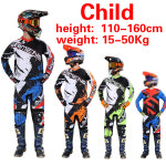 크기 20 22 24 26 28 saimeng enduro 모토 크로스 기어 세트 mx 저지 바지 오토바이 키트 mtb 오프로드 청소년 레이싱 슈트 : 리치104