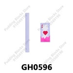 G0176 호환 액션 벽돌 피규어 GH0597 GH0599 부품 GH0596 GH0598 GH0596 : 더블유제이유