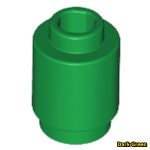 레고 브릭 원형 Brick Round 1 x 1 3062 Dark Green 녹색 : 아이엠브릭