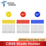 드래곤 다이아몬드 510 PCS 304560 학위 CB09 커팅 블레이드 비닐 플로터 커터 용 1Pc Graphtec CB09 블레이드 홀더 : 리치102
