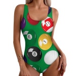 당구장 테이블볼 여성용 원피스 수영복 배 조절 Medium : 찬스스퀘어