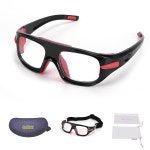 성인용 수그리 스포츠 안경 조절 가능한 스트랩으로 김서림 방지 충격 흡수 보호 : 8585m