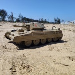 쿨뱅크 영국 십자군 RC 탱크 1/16 스케일 2 4G 전동 군사 모델 G2078 실제 탱크와 동일한 서스펜션 시스템 : 디더블유비즈니스