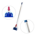 다끄라 바둑 극세사 마포 걸레 250 학교 업소용 대걸레 밀대 리필 봉 막대 자루 마포대 : 제이오 마켓