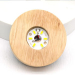 LED받침 원목 조명 무드등 아크릴 스탠드 USB 직사각형 12cm 웜화이트 : 쿠루스토리