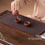 [다도 러너] 예향원 염색공예 고급 면마 린넨 다석 티테이블 매트 E-10534 : 예향원