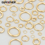 GUFEATHER 1 팩/로트 MG93 쥬얼리 액세서리 금 니켈 diy 오픈 점프 링 만들기 : 점프업마켓