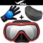 걸 루보스 마스크 UV380 IR CUT 렌즈 스쿠버 프리 다이빙 해루질 마스크 : 다이브컴퍼니