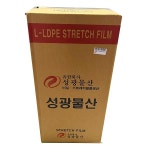 성광목재파렛트 | 성광물산 스트레치필름 15mic (500mmx300m) 4롤 1박스 파렛트랩 공업용필름 : 조디스토어
