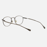 포나인즈 S145T 3 앤틱 골드 데일리 라운드 티타늄 안경 : 더트루옵티컬