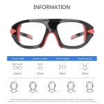 성인용 수그리 스포츠 안경 조절 가능한 스트랩으로 김서림 방지 충격 흡수 보호 : 8585m