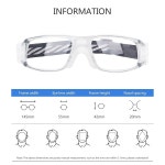 수그리 남자 농구 안경 축구 스포츠 보호 안전 고글 교체 가능한 : 8585m