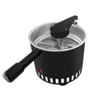 AC 220V 전기 커피 콩 회전식 냉각 플레이트 흡입 벤치 회전 쿨러 600G 더블 레이어 304 스테인레스 스틸 체 : 첨단스토어