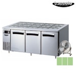 15구 토핑 테이블냉장고 식당 1800 밧드 냉장테이블 간냉식 : 바람집