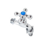 국산 십자 세탁기꼭지 (색상선택) 커플링 수도꼭지 미진수도 : 미진수도