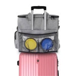 동물 애완 휴대용 여행 강아지 투명한 켄넬 노출 공간 앵무새 개와 합금 필수 병원 햄스터 그레이 멀티 파우치 : 세드나1