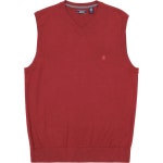 IZOD 남성용 파인 게이지 브이넥 스웨터 조끼 : 텀블러 라부부 멀티탭 임팩