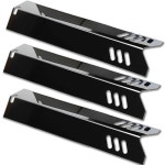 마스터 쿡 3 버너 그릴 모델용 도자기 강철 교체 열판 3종 세트, 뒷마당 BY14-101-001-05, BY16-101-002-06, GBC1690W, 유니플레임... 