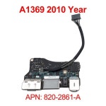 맥북 Air 13 A1369 A1466 전원 DC 잭용 기존 I/O USB 오디오 보드 2010 2011 2012 2013 2014 2015 2017 년 : 픽카트