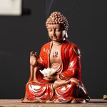 불교용품 도자기 석가모니 여래불상 24cm 불상   DH25_G7379 : salechina